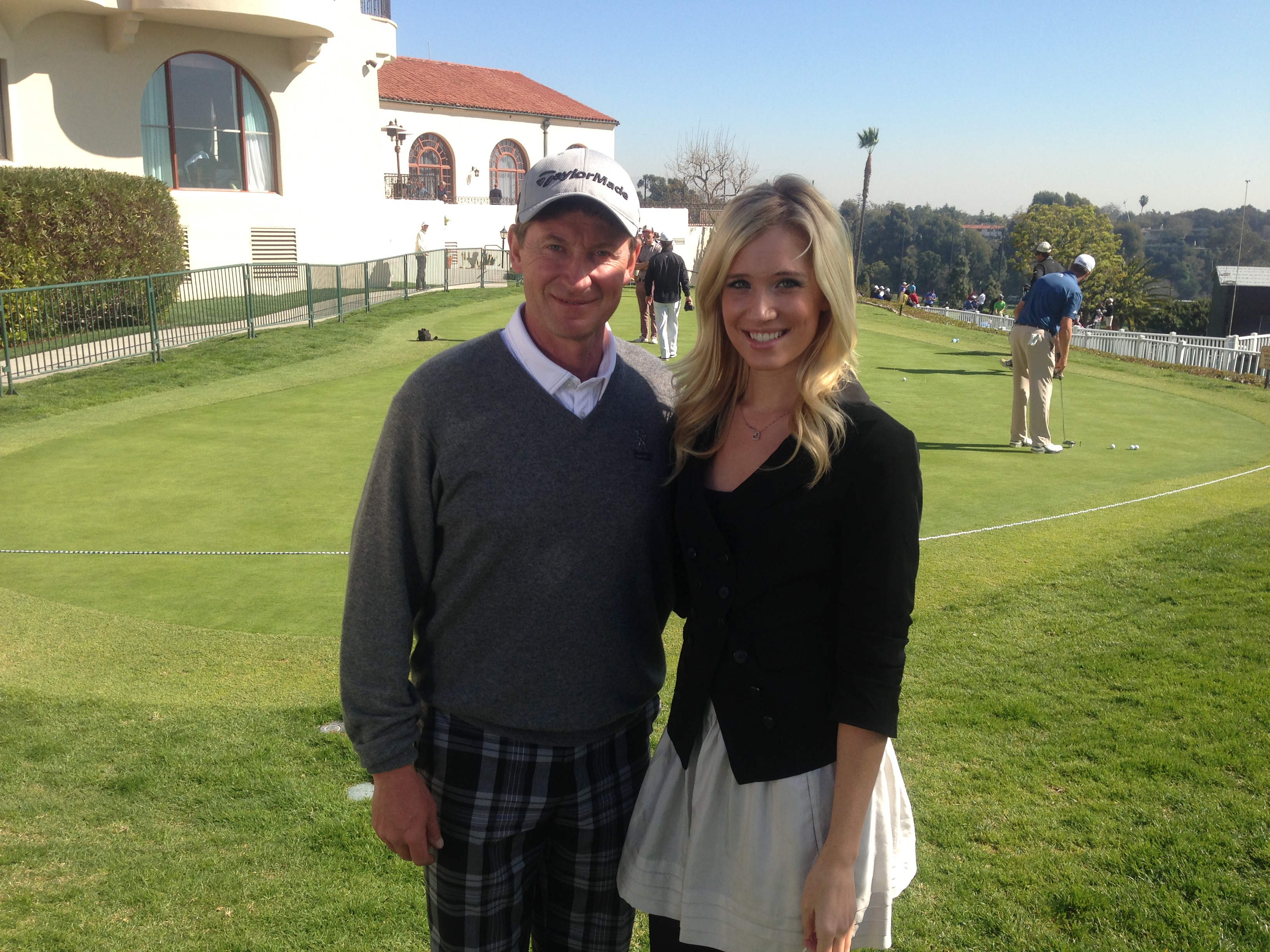 Kristine with Wayne Gretzky