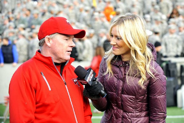 Kristine with Bobby Petrino